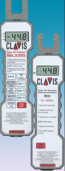 Clavis皮帶張力計(jì)Type 14 ,Type15